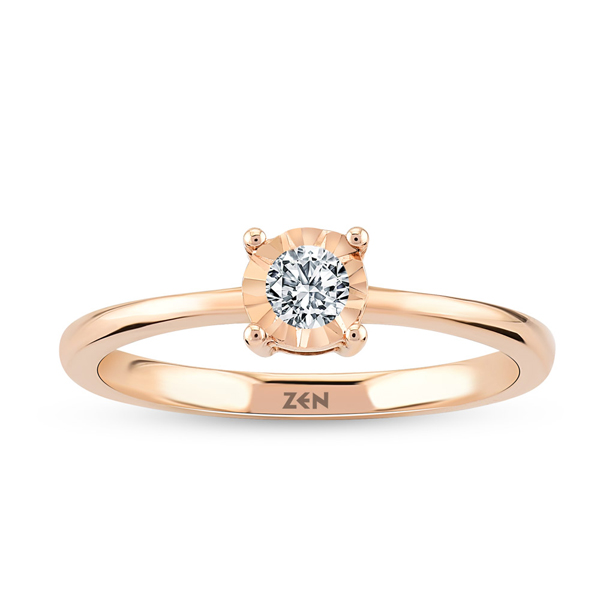 0,07ct Diamond Solitaire Ring